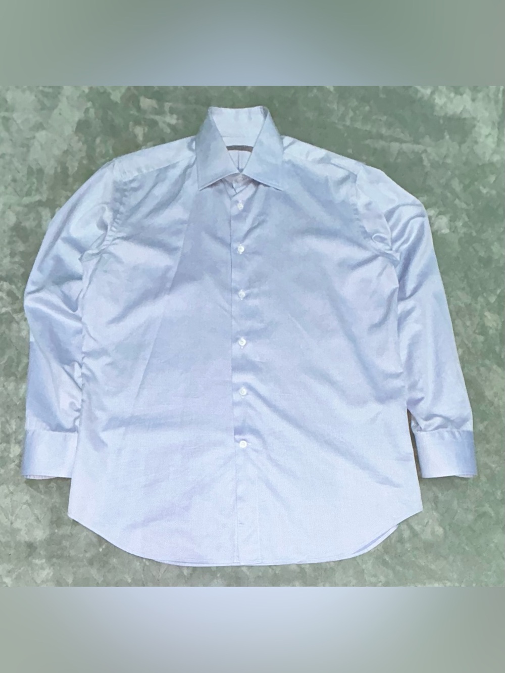 Canali Cotton Button Down Dress Shirt Long Sleeve Geometric Print Men’s 41-16